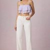 Mid-Rise Barrel-Leg Jeans in Ecru Wash