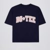Oversized Cotton-Jersey T-Shirt in Classic Navy