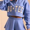 Flippy Sweat Shorts in Blue Cereluean
