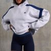 Cotton Fleece Oversized Hoodie in Heather Grey