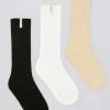 Slouchy Rib Sock Bundle in Neutral