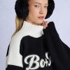Faux-Fur Earmuffs in Black