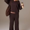Suede Tote Bag in Espresso