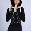Faux-Fur Trapper Hat in Black